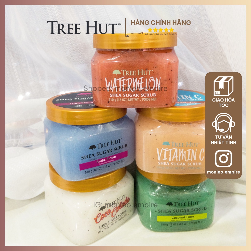 Tẩy Tế Bào Chết Toàn Thân Tree Hut Shea Sugar Scrub 510g Shopee Việt Nam