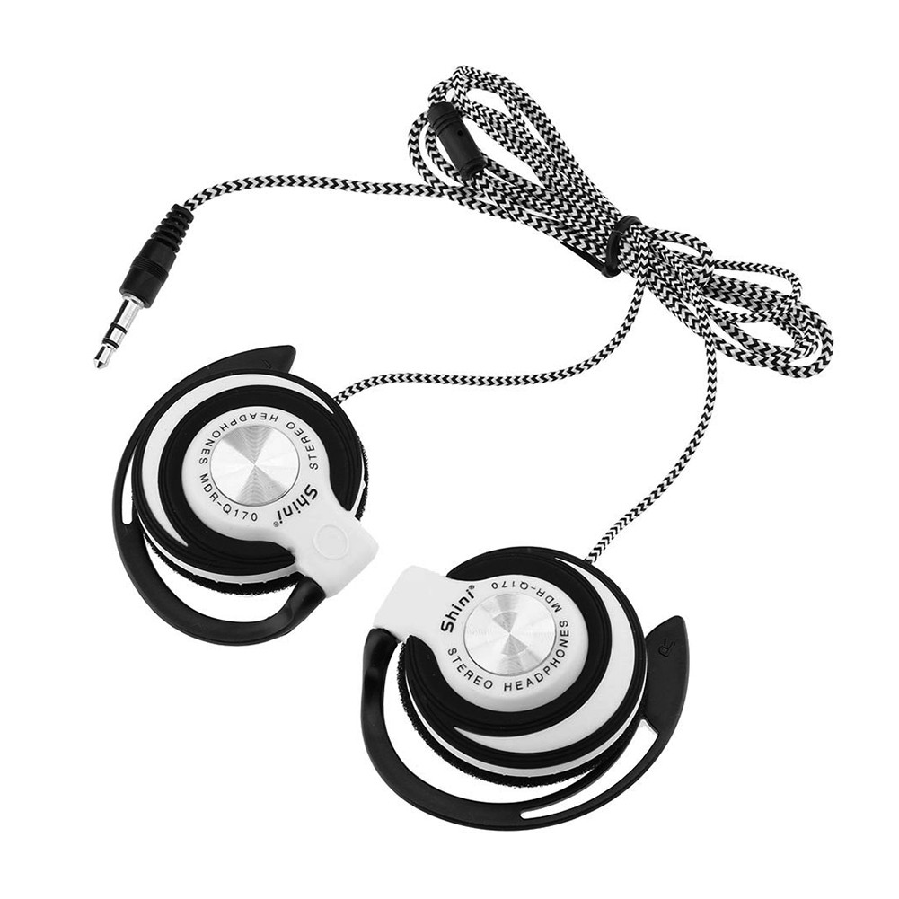 Tai Nghe Kẹp Tai Jack 3.5mm Bass Trầm Thiết Kế Thể Thao Năng Động Tiện Dụng