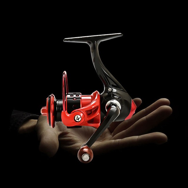 12 + 1bb Gapless Mini Fishing Reel Ice bè thuyền Pancing Nhỏ 500 Mồi Giải Quyết mesin ubang mesen mancing Tôm