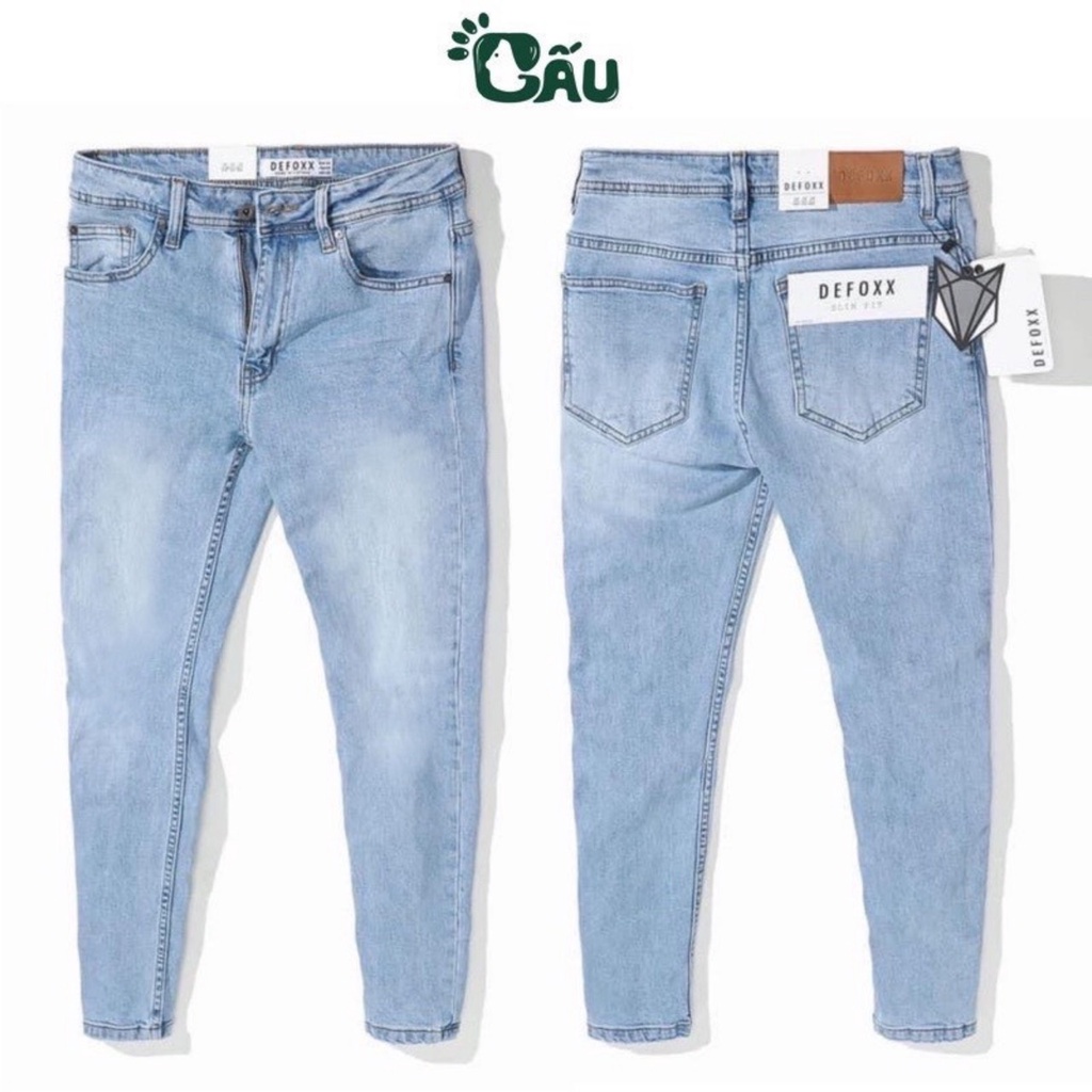 Quần jean Nam rách Gấu 194 wass kiểu vải jeans co dãn, dày dặn form slimfit – 105
