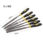 NOTE1 Gỗ Rasp Tập Tin Bộ Dụng Cụ Chế Biến Gỗ SquareHalf-Round Tập Tin Kim Mini Kim Loại Rasp Cho 6 Chiếc