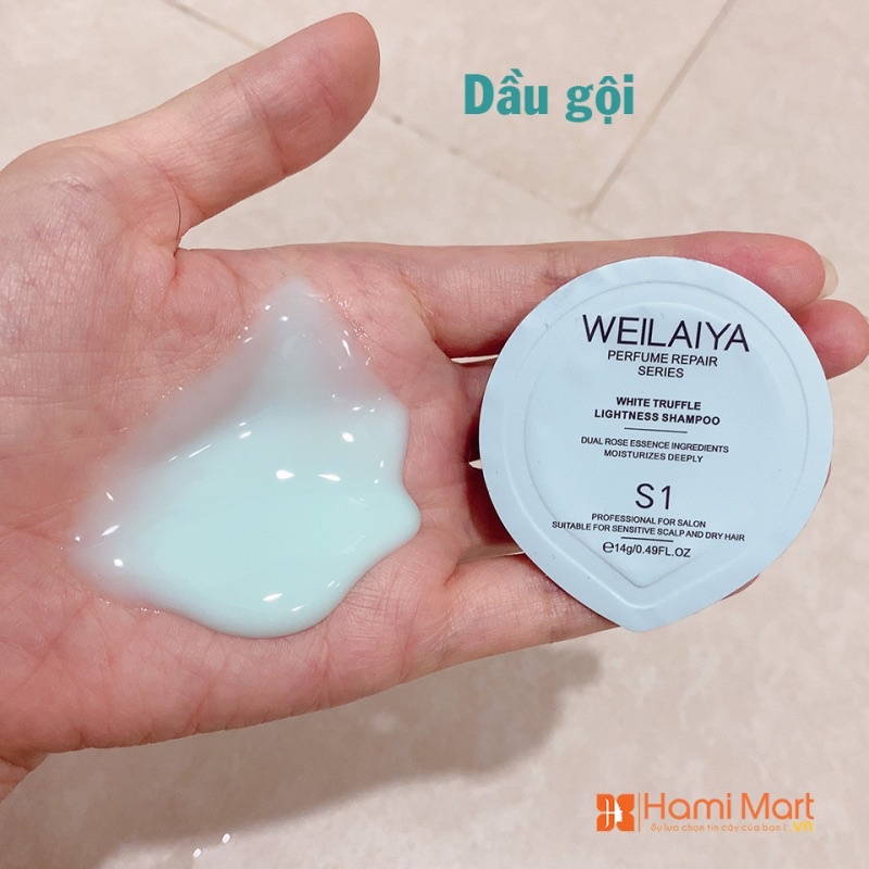 Ảnh Set mini dầu gội xả Weilaiya phục hồi nấm Truffle 15ml 3