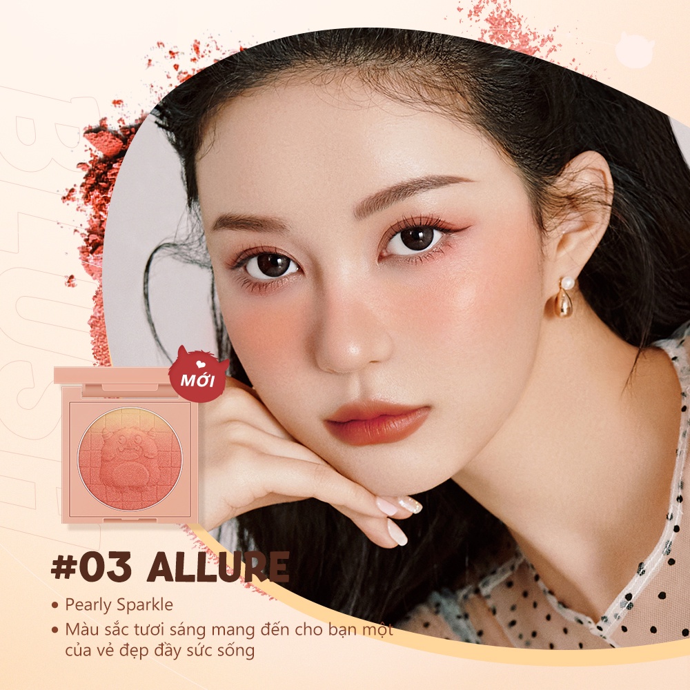 Ảnh Phấn Má Hồng BANXEER Monster 6 Màu Tùy Chọn 34g 4