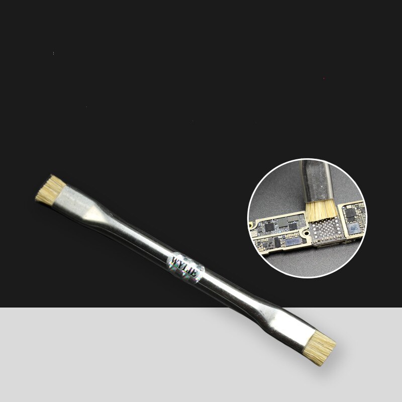 Bàn chải hai đầu Chip IC chống tĩnh điện PCB Hàn Mainboard Bo mạch chủ Bảng mạch chủ Làm lại cho điện thoại di động / máy tính / làm sạch bụi