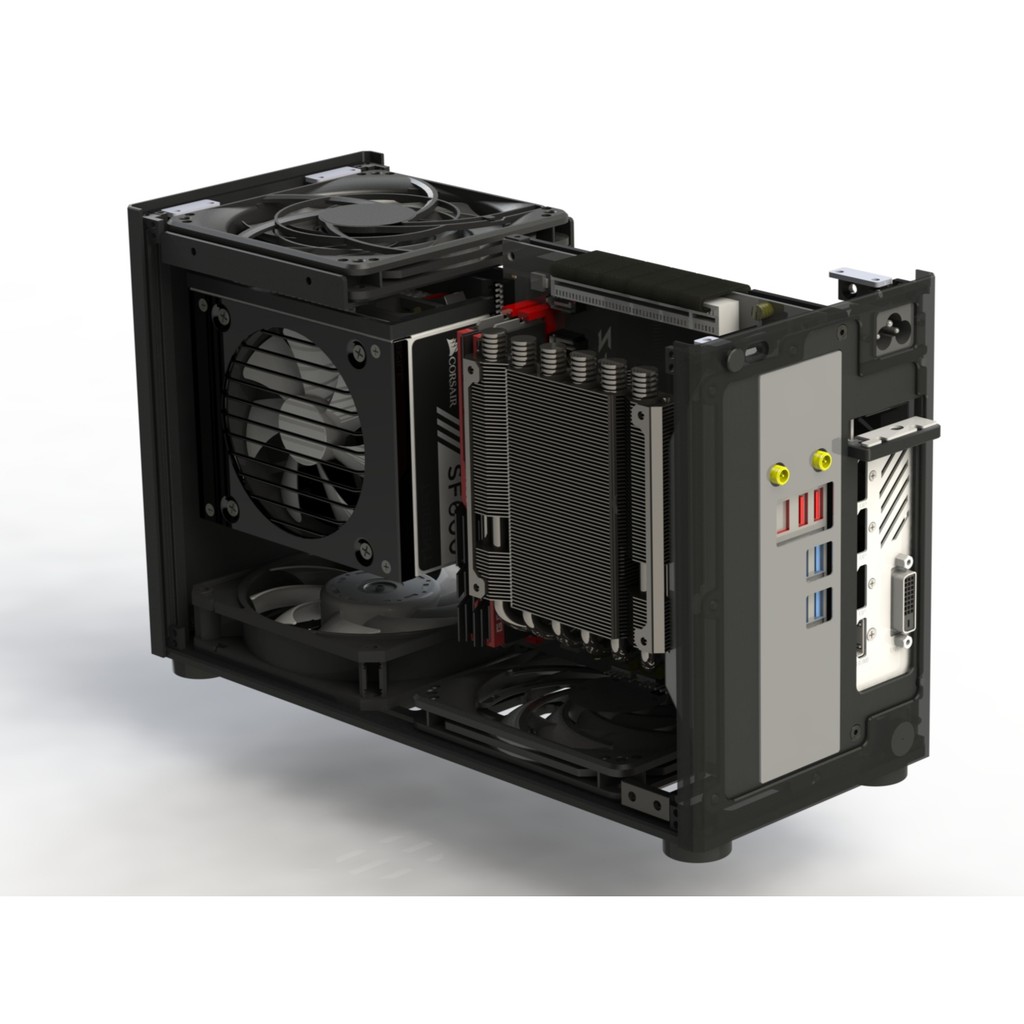 ZS CASE A4DC V2 MINI-ITXケース ZS-A4DC V2 Case (4.4L) | HWSource