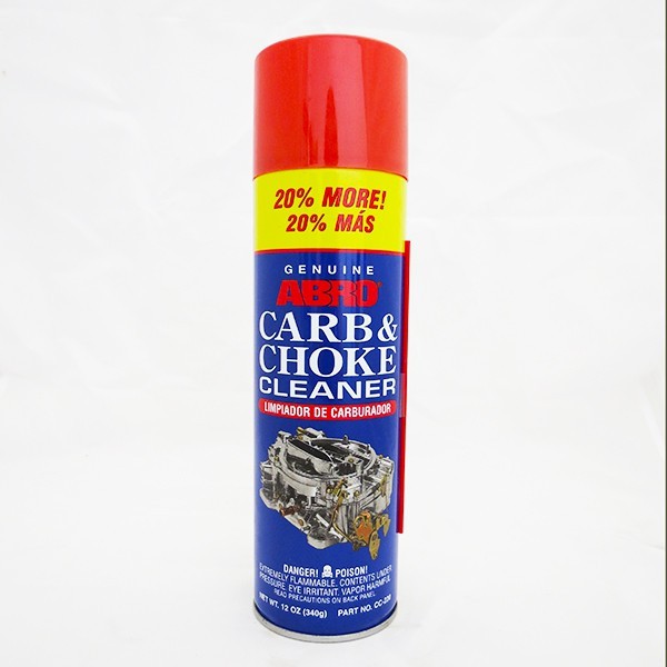 CHAI XỊT VỆ SINH MÁY MÓC, BÌNH XĂNG CON ABRO CARB & CHOKE CLEANER 340G