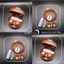 Khay Gương Cute Hình Thú kèm dụng cụ đeo lens