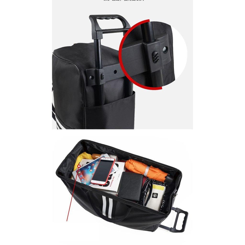 Túi xách cần kéo siêu phẩm Melody Quý ông Quý bà sang trọng du lịch cỡ trung size 22 inch tặng túi chống nước điện thoại