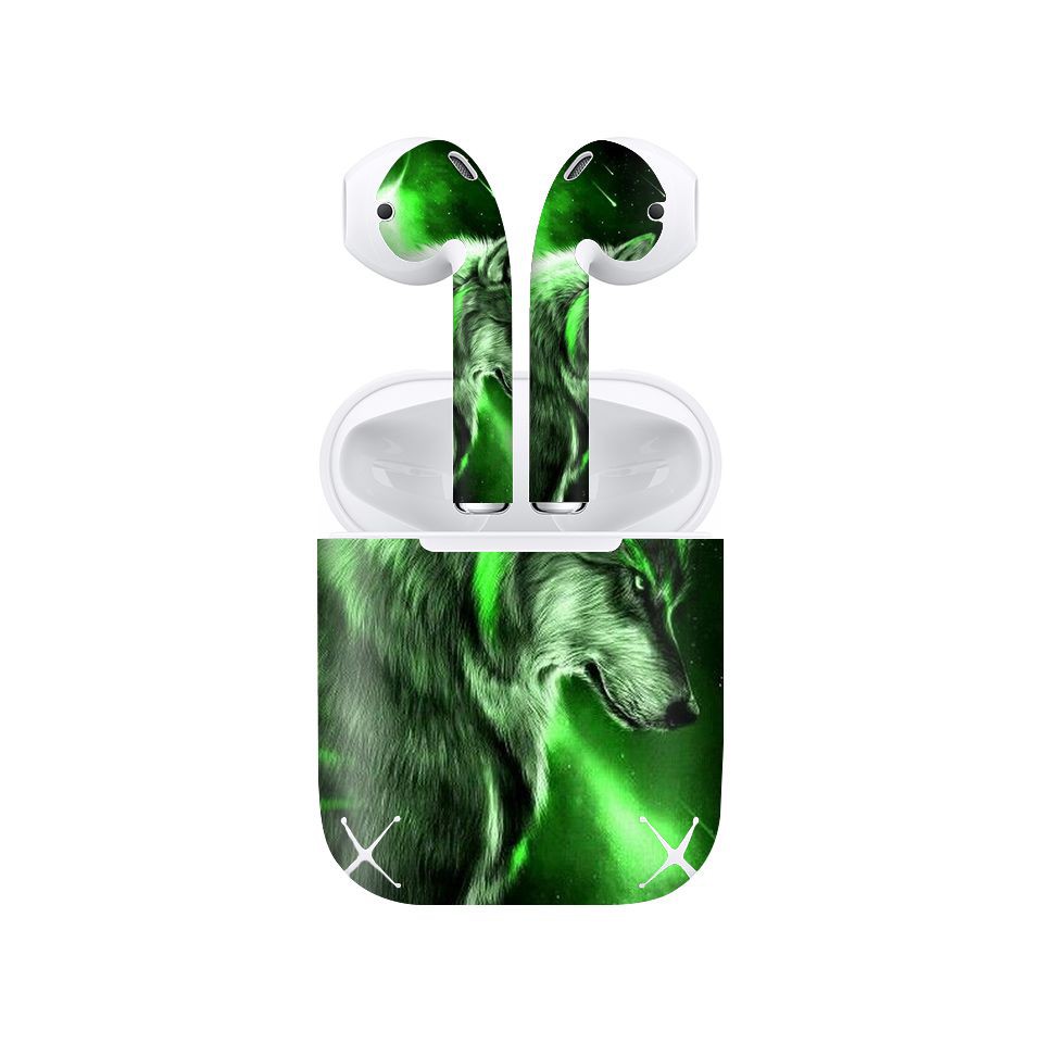 Miếng dán skin cho AirPods in hình con vật - dvz013 (AirPods 1, 2, 3, Pro, i12)