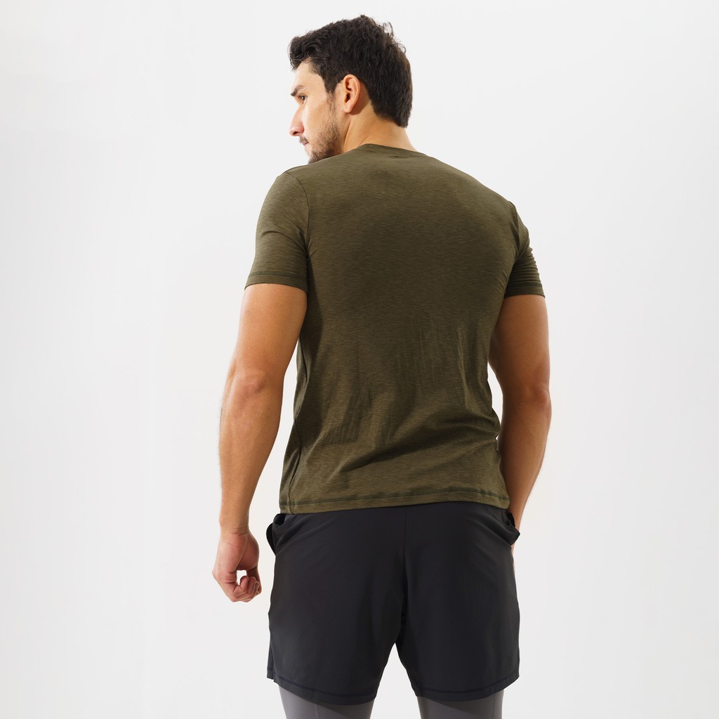 Ảnh Áo tập gym nam Hibi Sports T101, form ôm vừa, kiểu ngắn tay 4