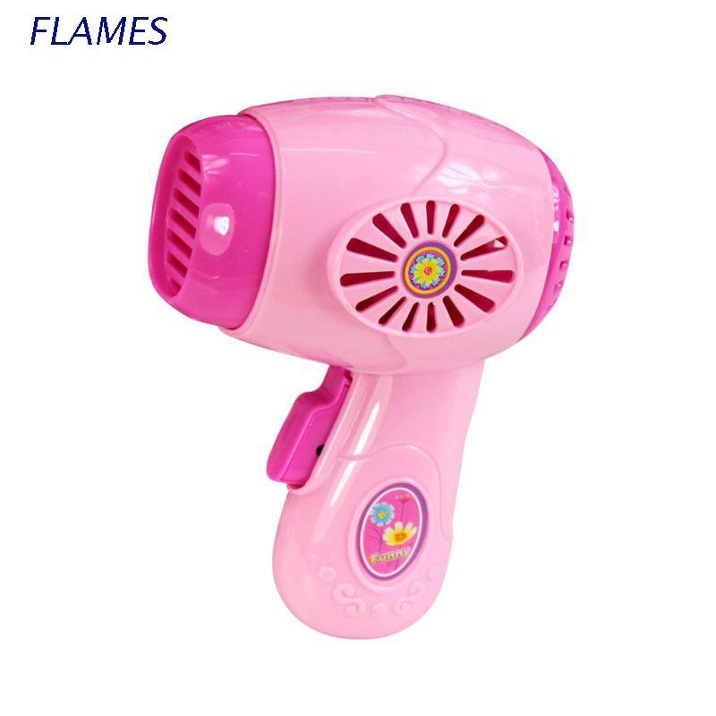 Children Kid Boy Girl Mini Kitchen Electrical Appliance Hair Dryer Toy Set Early