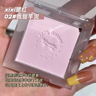 Phấn Má Hồng Xixi Màu Đơn Sắc Hiệu Ứng Lì/ Ánh Ngọc Trai Dùng Tạo Khối Trang Điểm Mặt NO.D415