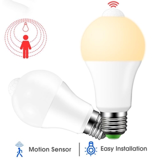 Cảm Biến Chuyển Động PIR Đèn Ngủ LED 220V 110V 12W 18W Dusk Đến Bình Minh Bóng Đèn Thông Minh IP42 Đèn Gia Đình Có Cảm Biến Chuyển Động
