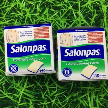 🌼 MIẾNG DÁN SALONPAS GIẢM ĐAU HÀNG NHẬP KHẨU HITSAMITSU SALONPAS 140 MIẾNG