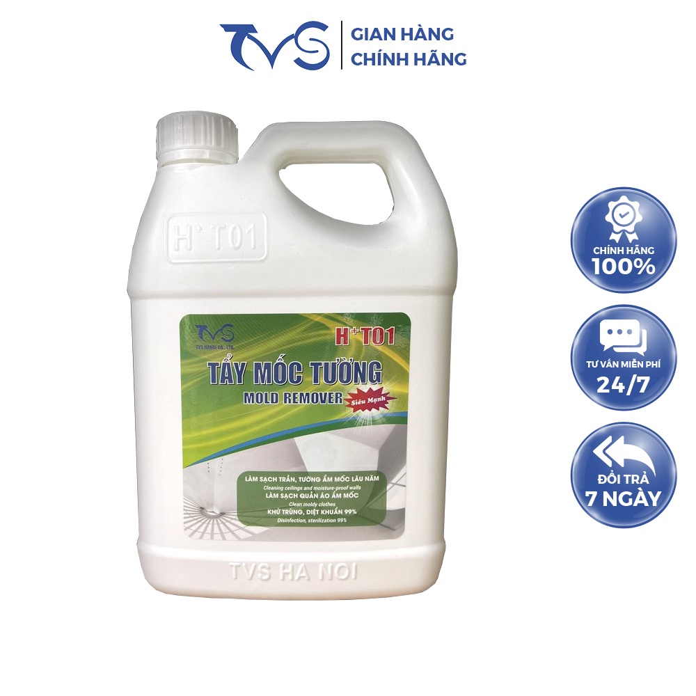 Ảnh Tẩy mốc trần tường TVS thể tích 1.8L, quần áo trắng, khử trùng khử khuẩn nhà trường, bệnh viện 1
