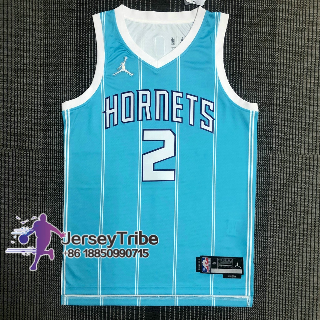 Áo Bóng Rổ Jersey Charlotte Hornets Nba 2021-22 Cho Nam #Bộ Quần Áo 2 ...