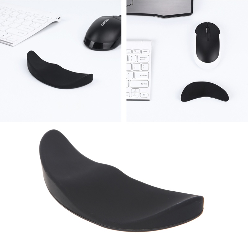 Fol Ergonomic Văn Phòng Chuột Pad Thảm Mousepad Cổ Tay Còn Lại Silicon Gel Hỗ Trợ Miếng Lót Cao Su Chống Trơn Trượt