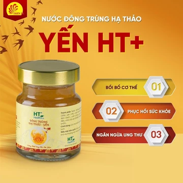 Yến chưng Đông trùng hạ thảo (người lớn) - Thiên Ân - 70ml - 30% đông trùng hạ thảo, yến