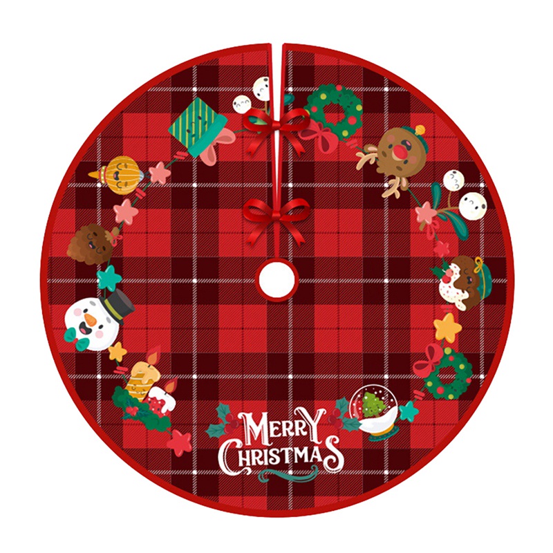 Cây Giáng Sinh Váy Thảm Sàn Thảm Ngoài Trời Chăn Xmas Sàn Thảm Bao Tiệc Gia Đình Trang Trí Năm Mới, H