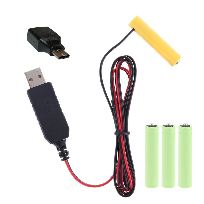 AAA  Eliminator USB/Type C Power Supply Cable Replace 1-4pcs AAA