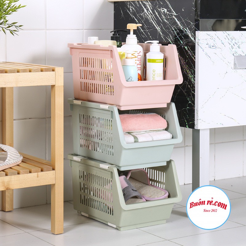Combo 3 Kệ xếp tầng đa năng Việt Nhật (5569) đựng đồ tiết kiệm không gian chất liệu nhựa bền đẹp -Buôn rẻ 1234 | BigBuy360 - bigbuy360.vn