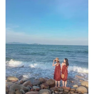 Váy lụa Hoa 2 Dây