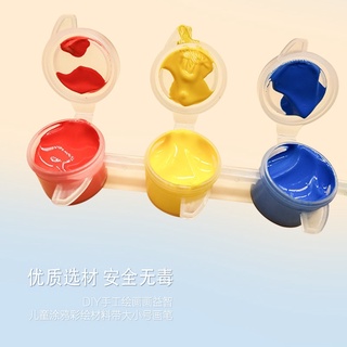 Vỉ 6 màu nước kèm theo cọ
