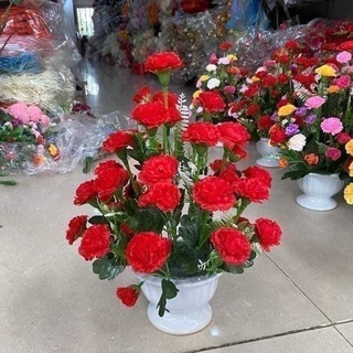 Hoa giả - Hoa phăng giả cao cấp cành dài 40cm 10 nhánh trang trí nhà cửa văn phòng