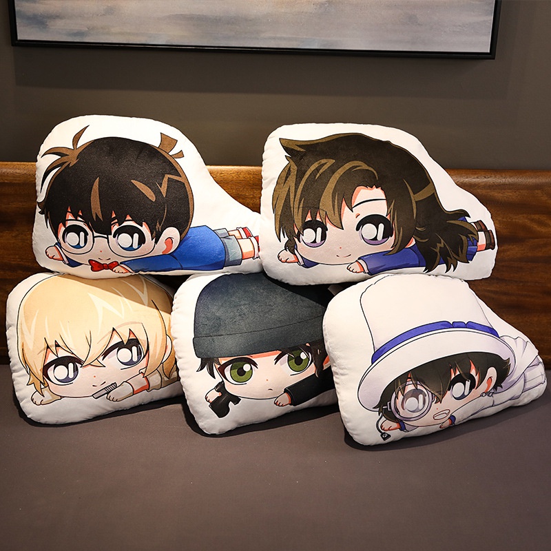 ST2 Thám Tử Lừng Danh Conan Gối Anime Móc Khóa Búp Bê Đệm Sang Trọng Đồ Chơi Rachel Moore Kaito Búp Bê Nhồi Bông Trang Trí Nhà Quà Tặng TS2