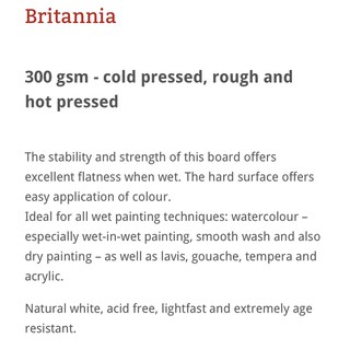 Giấy vẽ HAHNEMUHLE Britannia 300gsm VÂN HOT/ COLD từ Đức size a5 - a4 🐻🌼