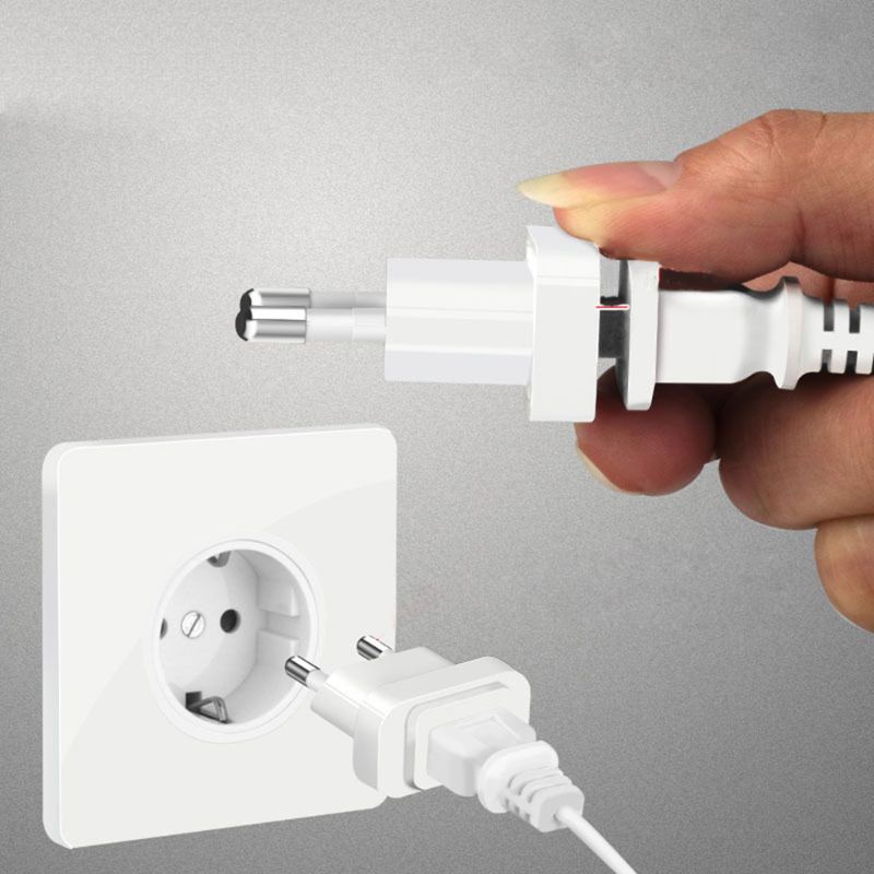 Bộ chuyển đổi phích cắm GOO EU US USA sang EU Châu Âu BR Plug Bộ chuyển đổi du lịch