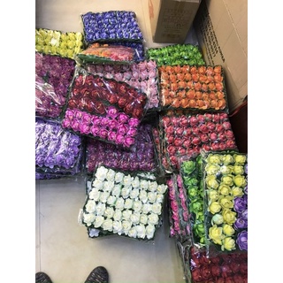 Hoa sen thả bát bông hoa bằng xốp thả nổi trong bát sen thờ cúng bày trí ban thờ thần tài