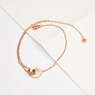 Lắc chân nữ Sweet Love Anklet Rose Gold 9002