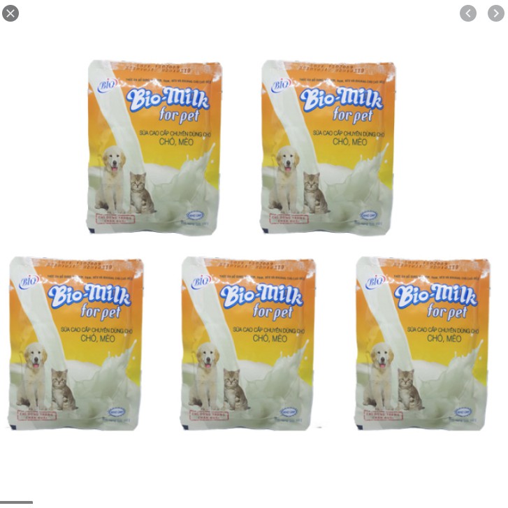 Sữa chó mèo BI-O MILK FOR PET -100g