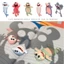 VVDZA Bookmarks Seal Octopus Văn phòng phẩm Đồ dùng học tập sáng tạo ngộ nghĩnh