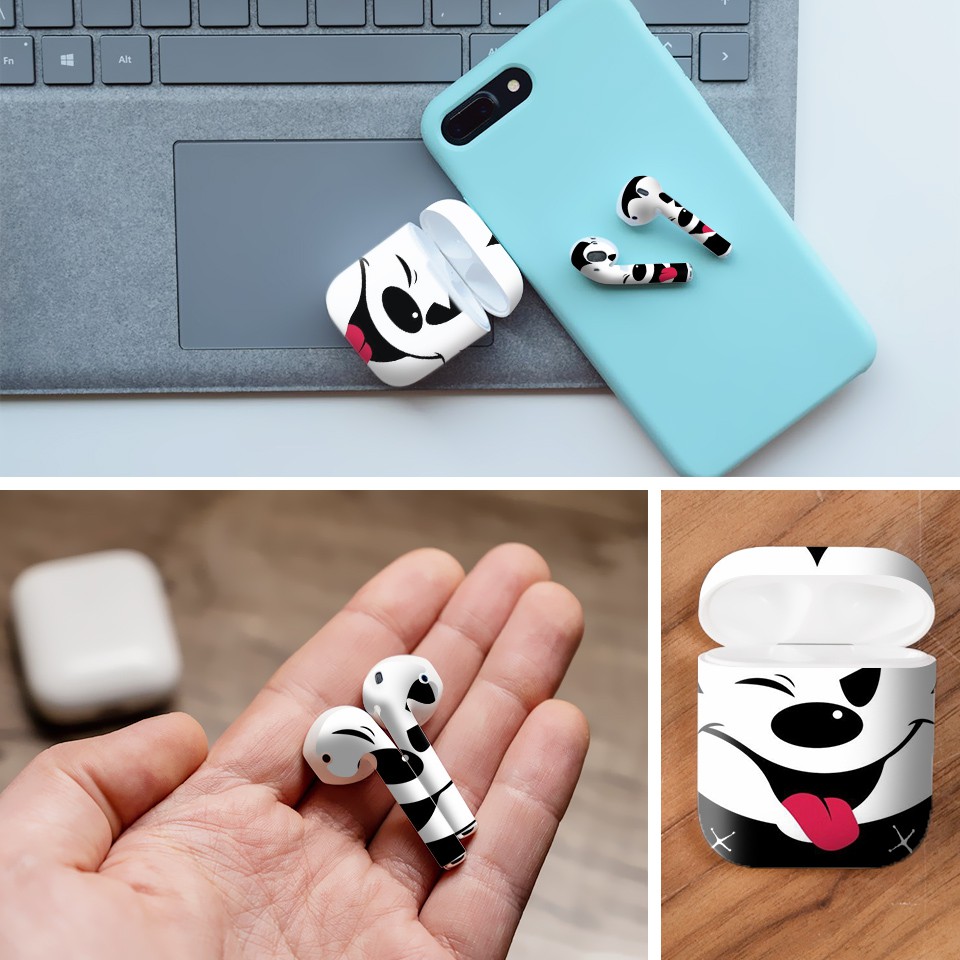 Miếng dán skin cho AirPods in hình thiết kế - atk055 (AirPods 1, 2, 3, Pro, i12)