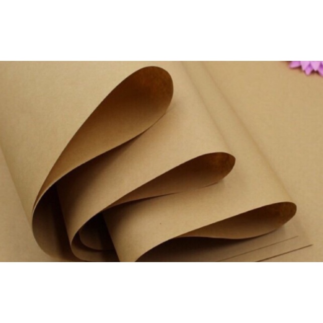 10 Tờ Giấy Xi Măng NHẬT Kraft Loại Dày và Dai Bọc Hàng Tiêu Chuẩn