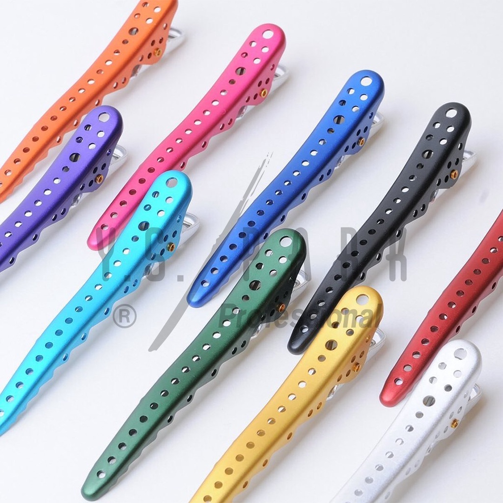 Ảnh Kẹp uốn nhuộm làm tóc YS PARK ClipS chống gập nếp cao cấp - hàng chính hãng Made in Japan 1