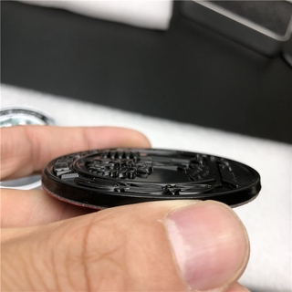 Mercedes Benz A E class C class S class tái trang bị A45 C43 E63 S63 kim loại đen Logo cây Apple bên logo logo logo