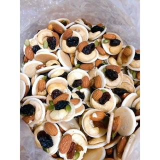 [HỘP 300G]Bánh đồng tiền mix hạt Granola VIP , Ngũ cốc hạt Granola giảm cân ăn kiêng ngon giòn thơm-BDT