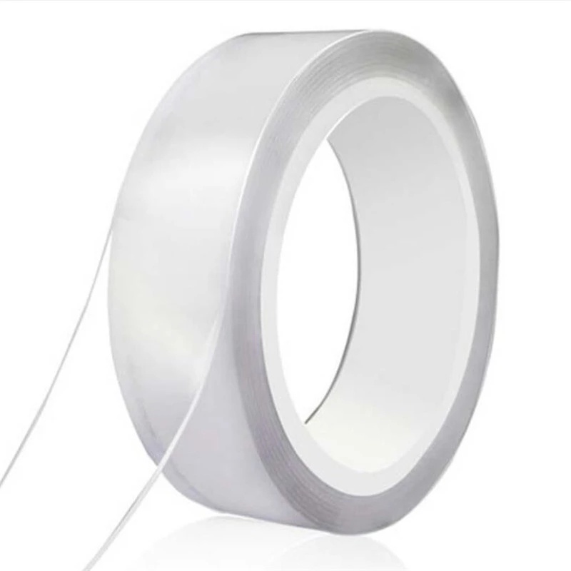 Băng Keo Hai Mặt Nano 1M / 3M Trong Suốt Chống Nước Không Để Lại Dấu Và Giặt Rửa Được