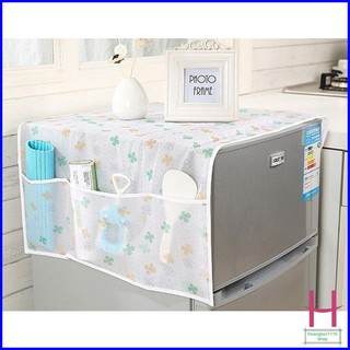 Tấm phủ tủ lạnh có túi đựng - chống thấm nước sáng sạch { H }