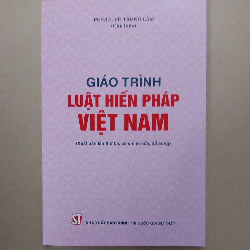 Sách - Giáo trình Luật Hiến pháp Việt Nam