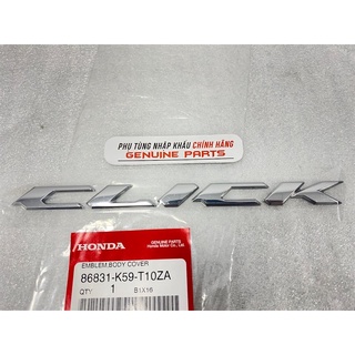 Tem chữ nổi CLICK, Tem chữ 150i chính hãng Honda Thailand, Logo Click ...