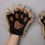 KIKIN 1 - Găng Tay Không Ngón Lông Mèo Hình Vuốt Cáo, Phù Hợp Cho Cosplay và Dự Tiệc
