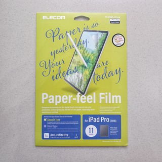 Miếng Dán Màn Hình Ipad TRƠN Elecom Paper- Feel 7.9- 9.7- 10.5- 11- 12.9 inch