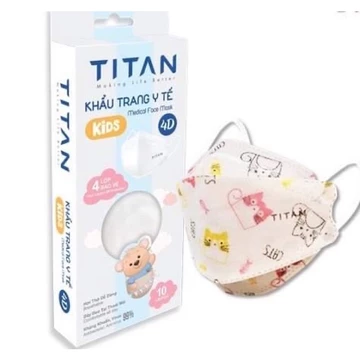 [Hộp 10 cái] Khẩu trang trẻ em, khẩu trang em bé, KF94 KIDS , 4 lớp kháng khuẩn, công nghệ hàn quốc