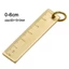 MOON Đồng Thẳng Thước Cho Trẻ Em Người Lớn Văn Phòng Tại Nhà May Đo Móc Khóa 6CM