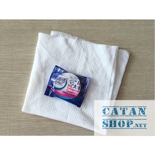 Khăn Du Lịch cotton dạng nén dùng 1 lần (30 * 60 cm),  Thấm Nước Tốt GD580-KtamN-xanh