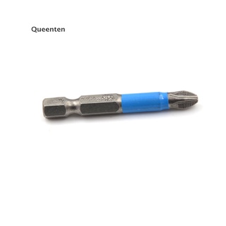 Queenten mới 1 pc 1/4 "hex từ tính không chống trượt tầm xa tua vít điện bits ph2 chiều dài 50mm dụng cụ điện một mặt
